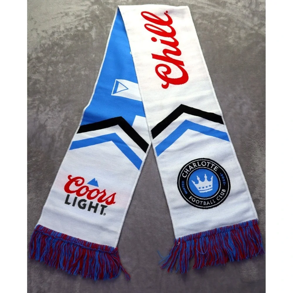 Charlotte FC Football Club Coors Light Chill for the Crown Scarf 54